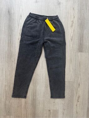 Men's Washed Charcoal Fleece Sweatpants | Yellow Label Co | Sm